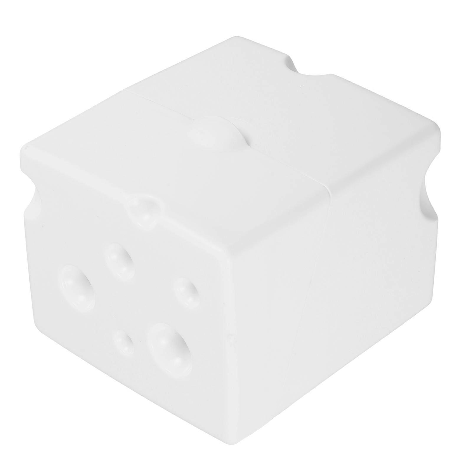 Cheese Container for Fridge Storage with Flip Lid White Box