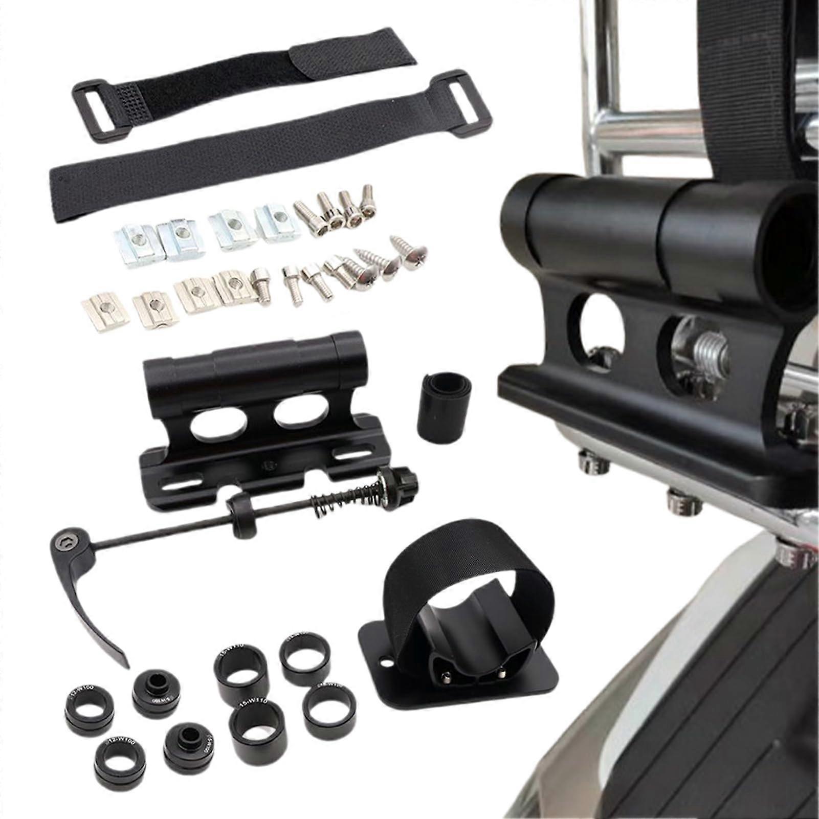 Bike Fork Mount Alloy Quick Release Rack for Truck Bed or Wall Storage Secure Fork Attachment