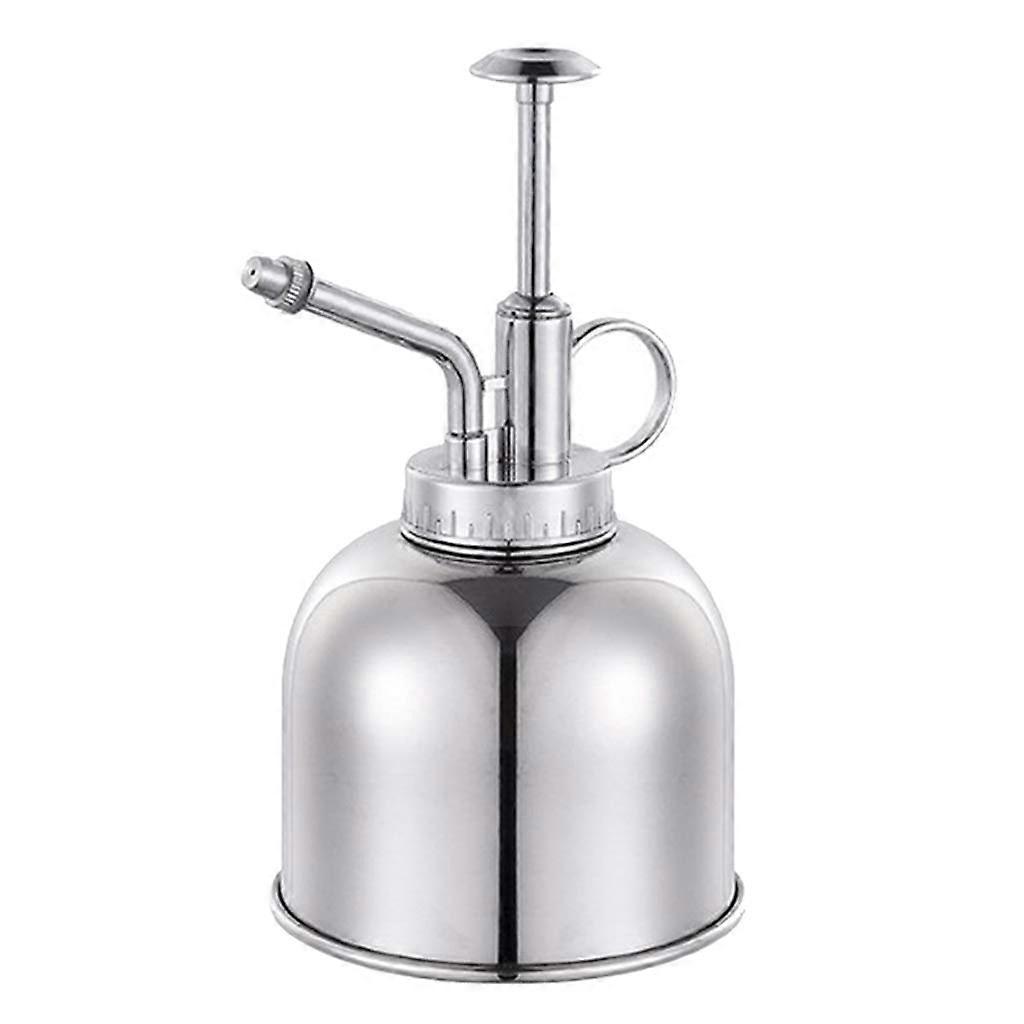 Stainless Steel Watering Can with Ergonomic Long Handle, Precise Flow, RustResistant Silver