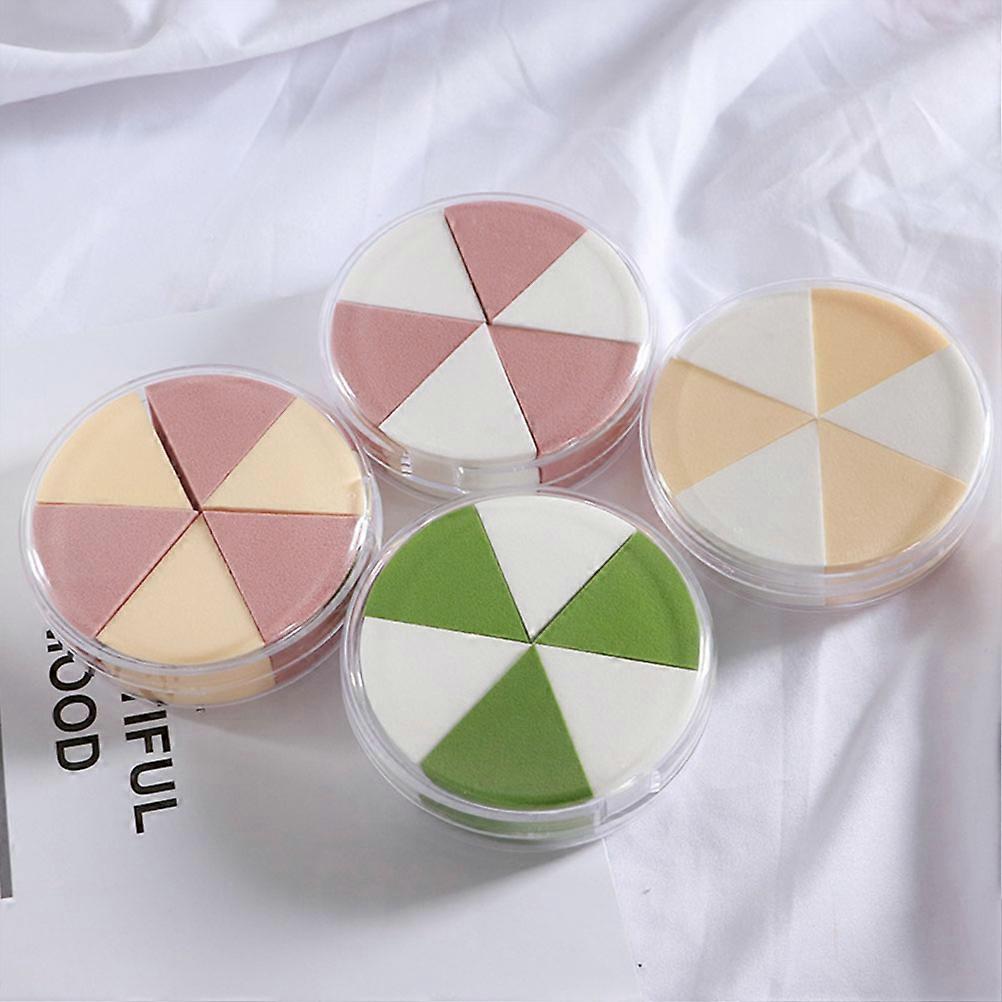Powder Puff Triangular Makeup Sponge for 2Pcs Dry Wet Use for Women