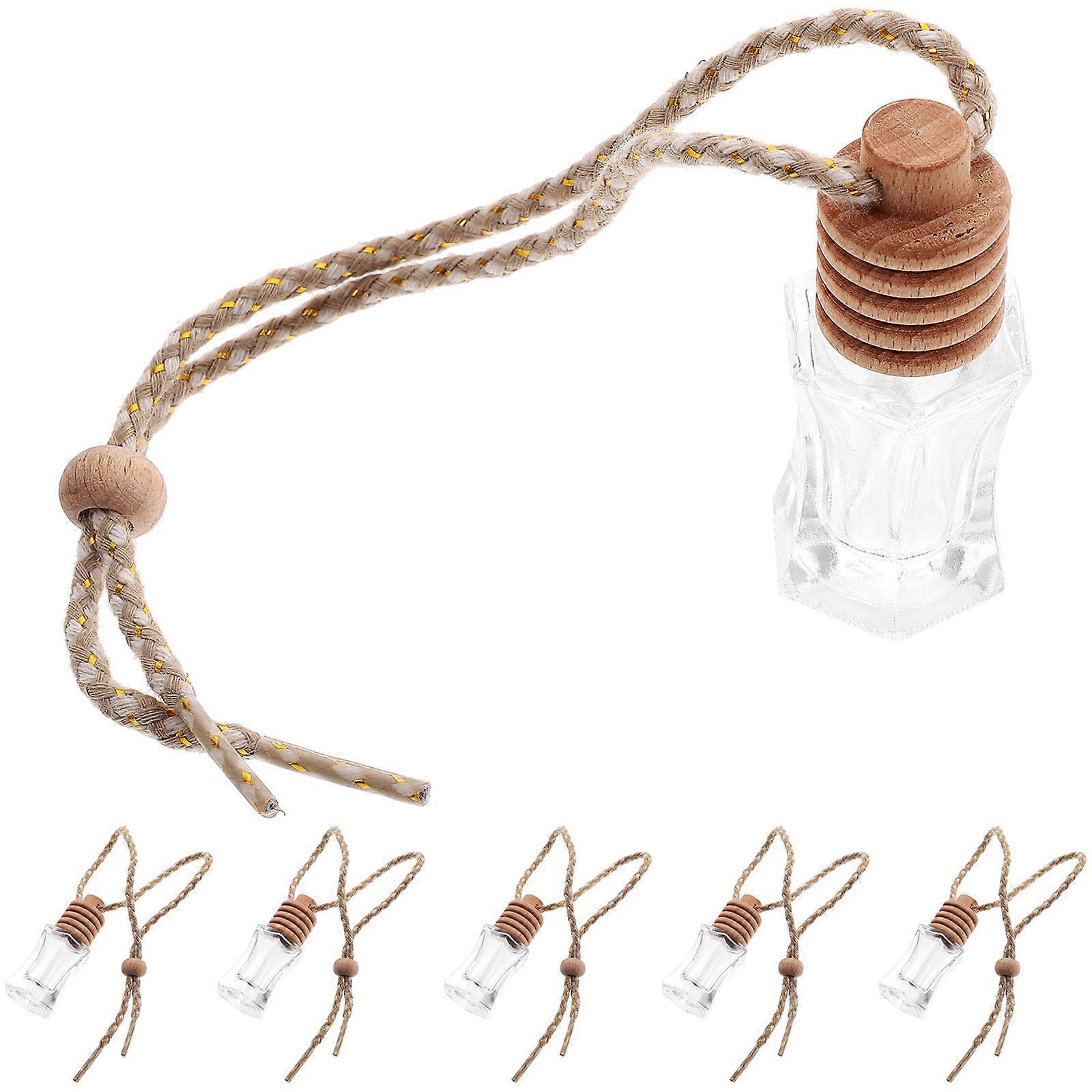 Car Diffusers Bottle Glass Perfume Bottles for Home 6Pcs Set