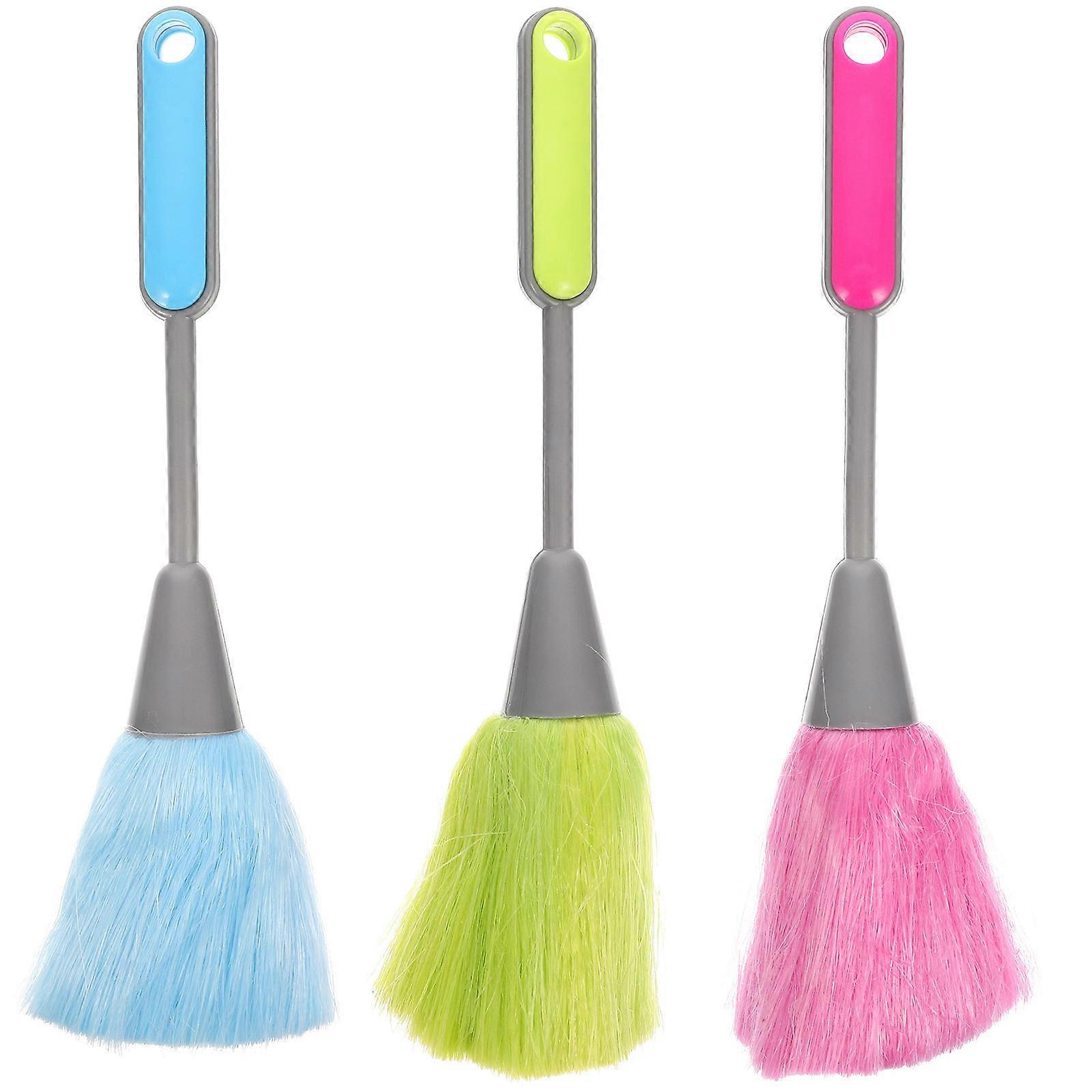 Keyboard Cleaning Brush for Dust Cleaning 3Pcs Assorted Color Plastic Brushes
