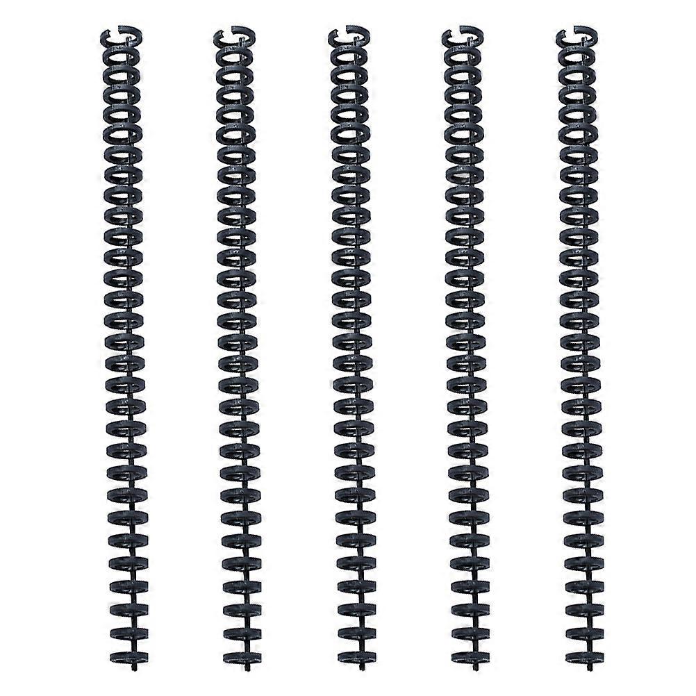 Comb Binding Spines Spiral Notebook Coils 360 Degree Page Turning 5Pcs