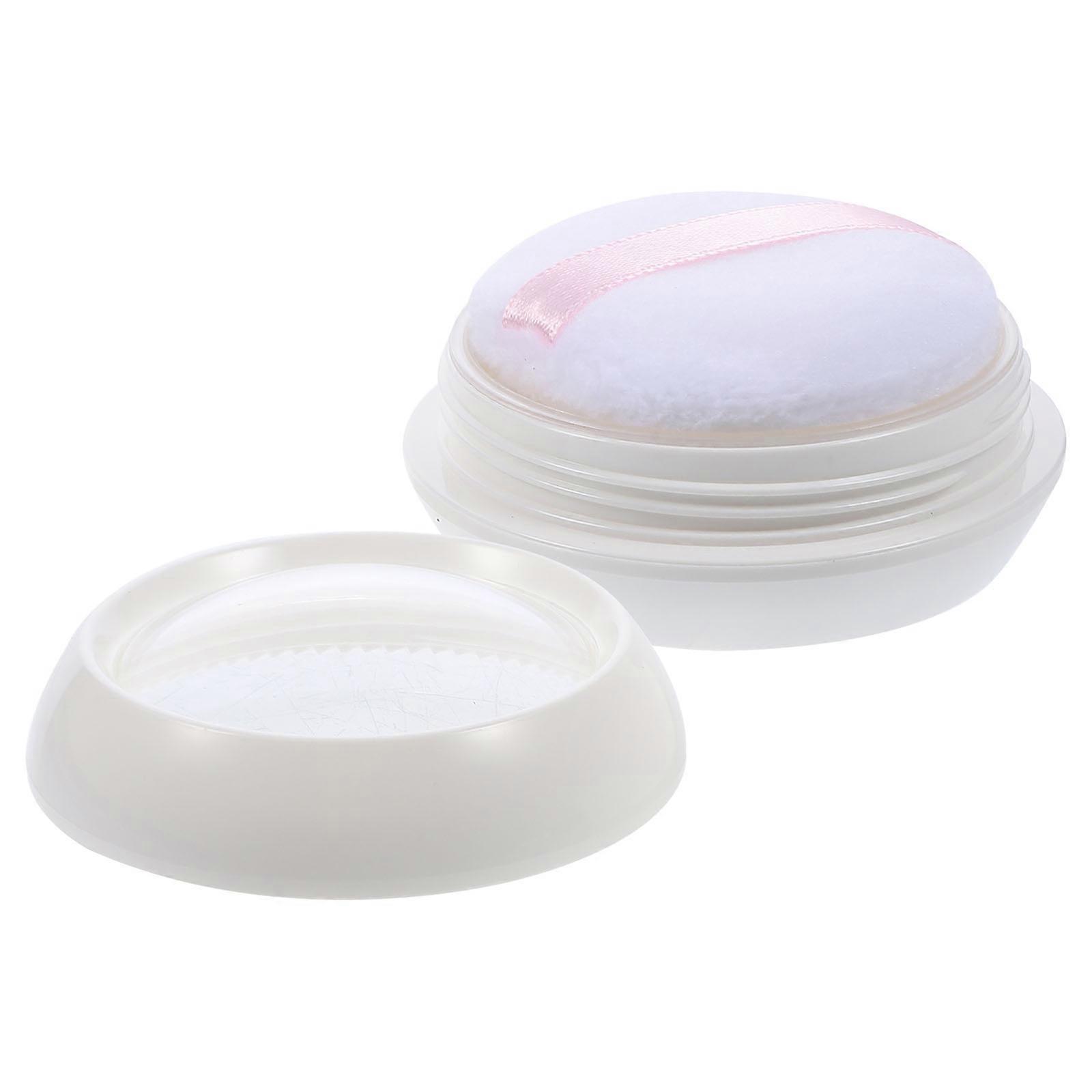 Face Powder Compact Scatter Powder Container for Storage Use 1Set
