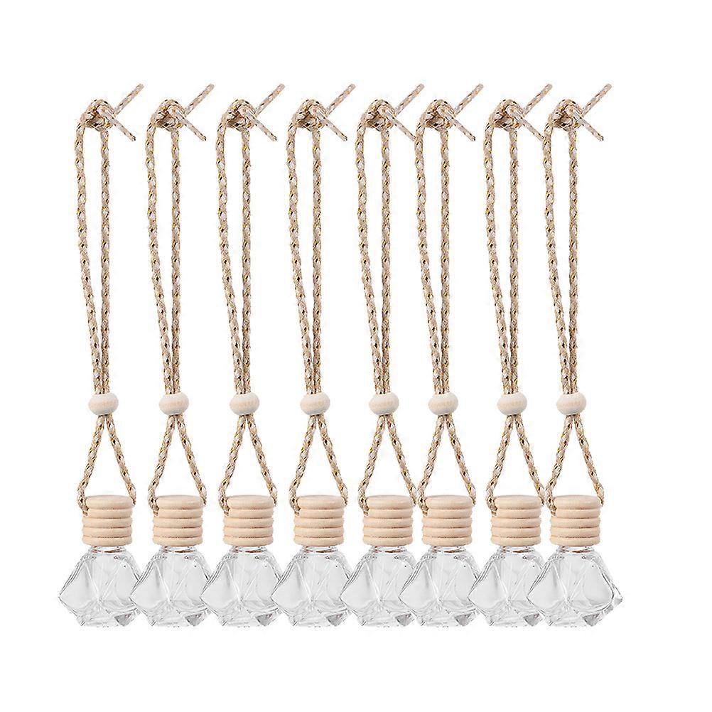 Car Hanging Decor Perfume Bottle for Aroma with 8Pcs Empty Bottles