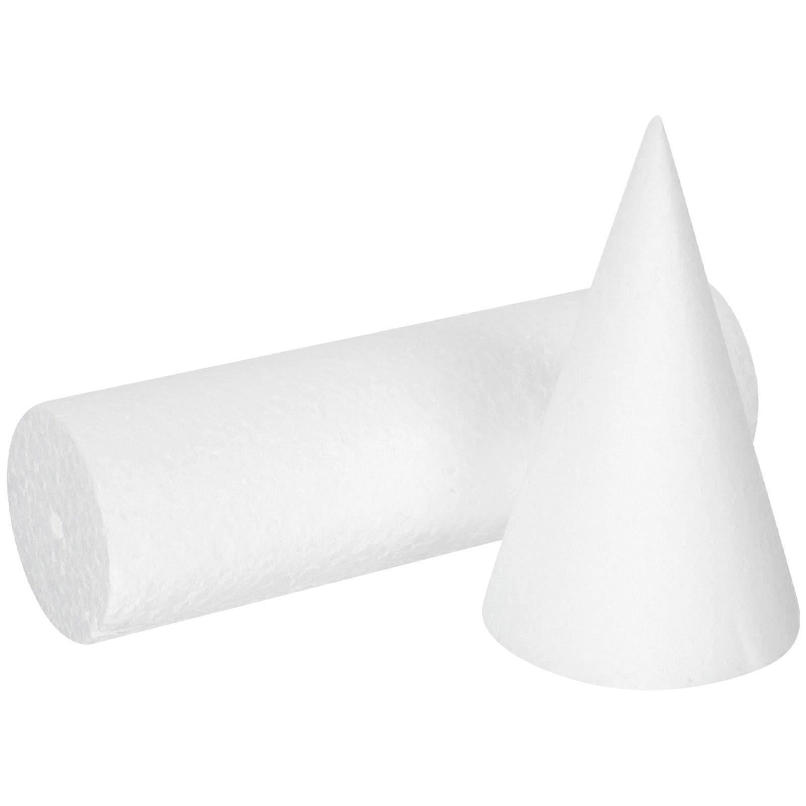 Cake Decorating Practice Models Faux Cake Creation For Craftsmen Cylindrical Shape White 1 Set