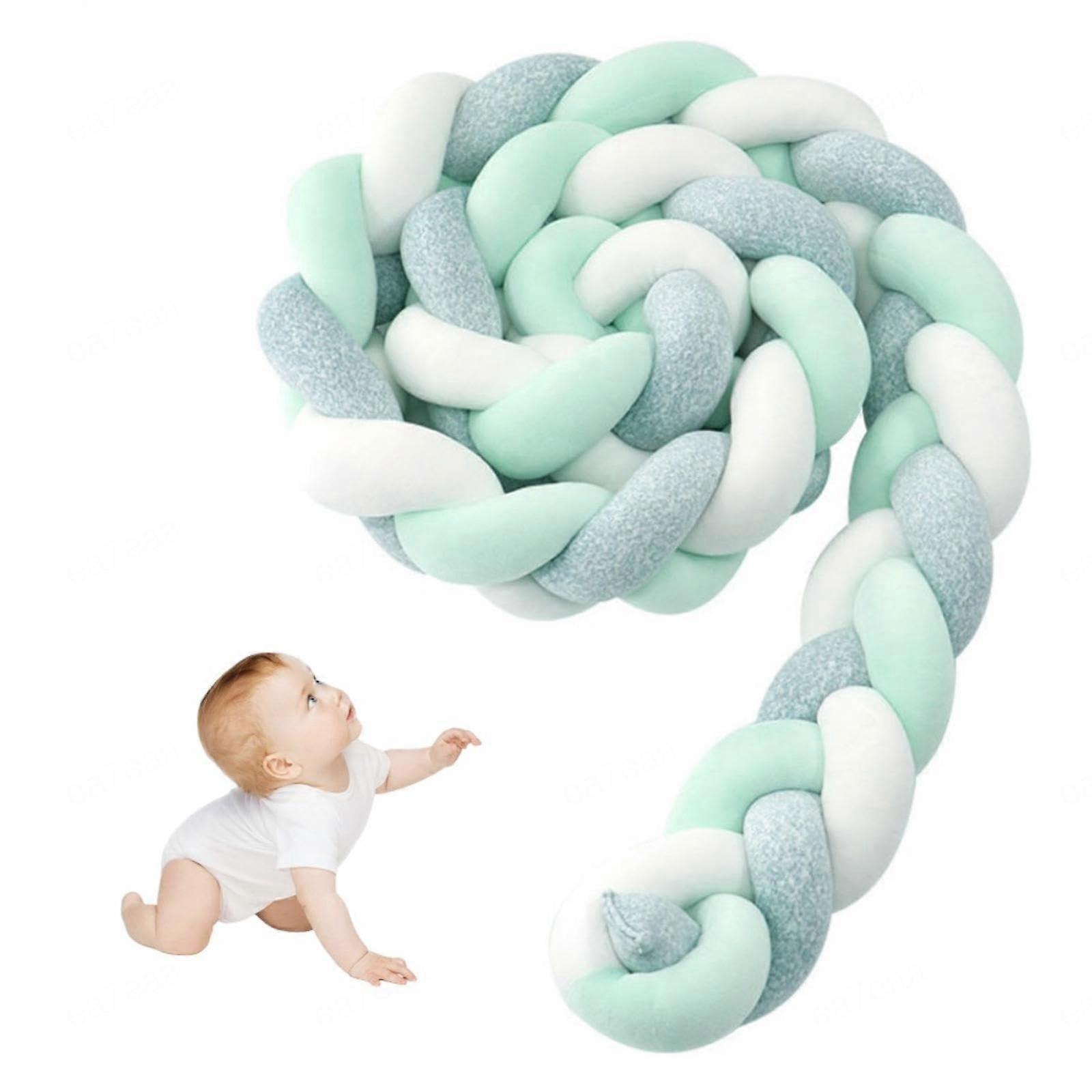 Bed Frame Protector with Soft Breathable Fabric, AntiCollision Corner Cushion, 200cm Strip