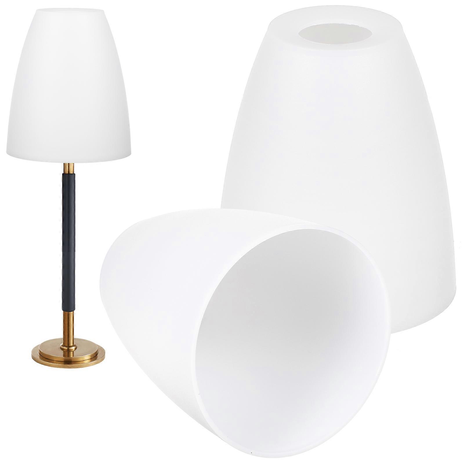 White Plastic Lampshade for Desk Lamp 12Pcs Light Cover