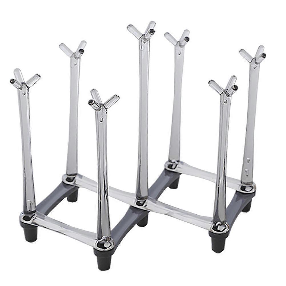 Kitchen Cup Holder Folding Glass Storage Rack for 3Pcs Cups
