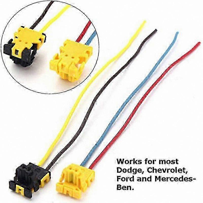 2pcs Airbag Plug Connector for Driver Wheel with Inserts for Multiple Vehicles