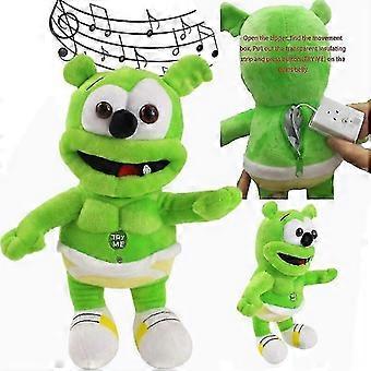 30cm Singing Gummy Plush Toys With Music Voice Gummy Bear Stuffed Dolls Peluche Sounding Bear Plushie Toys Baby Toys For Kids Safe and Top Quality 26-