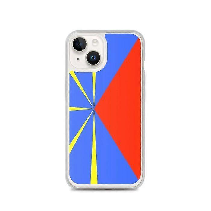 Phone Case – Flag of La Réunion – Compatible with iPhone 14 – Soft Case – Durable and Shockproof - Silicone - Pixelforma