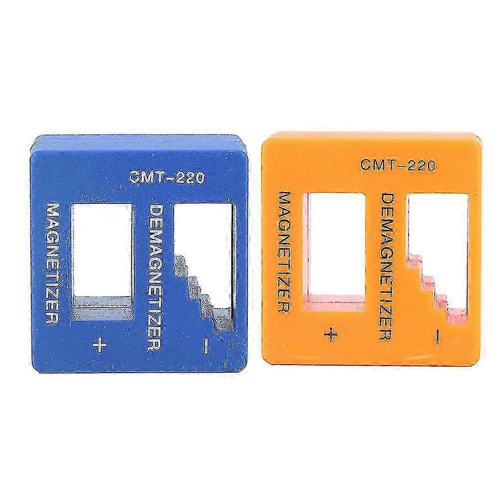 2pcs 2 in 1 Quick Magnetization and Demagnetization Tool Magnetic for Screwdriver