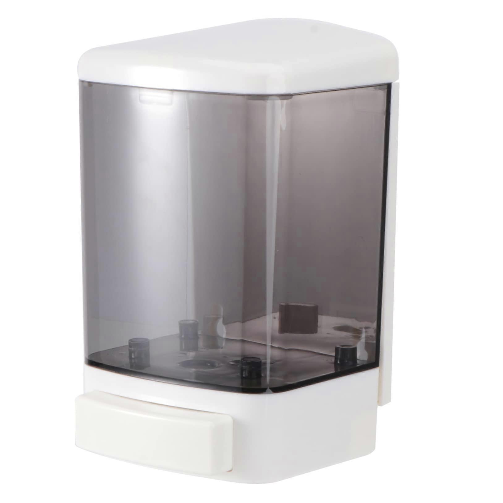 1000ML Wall Mounted Soap Dispenser, Manual Liquid Dispenser for Bathroom and Kitchen