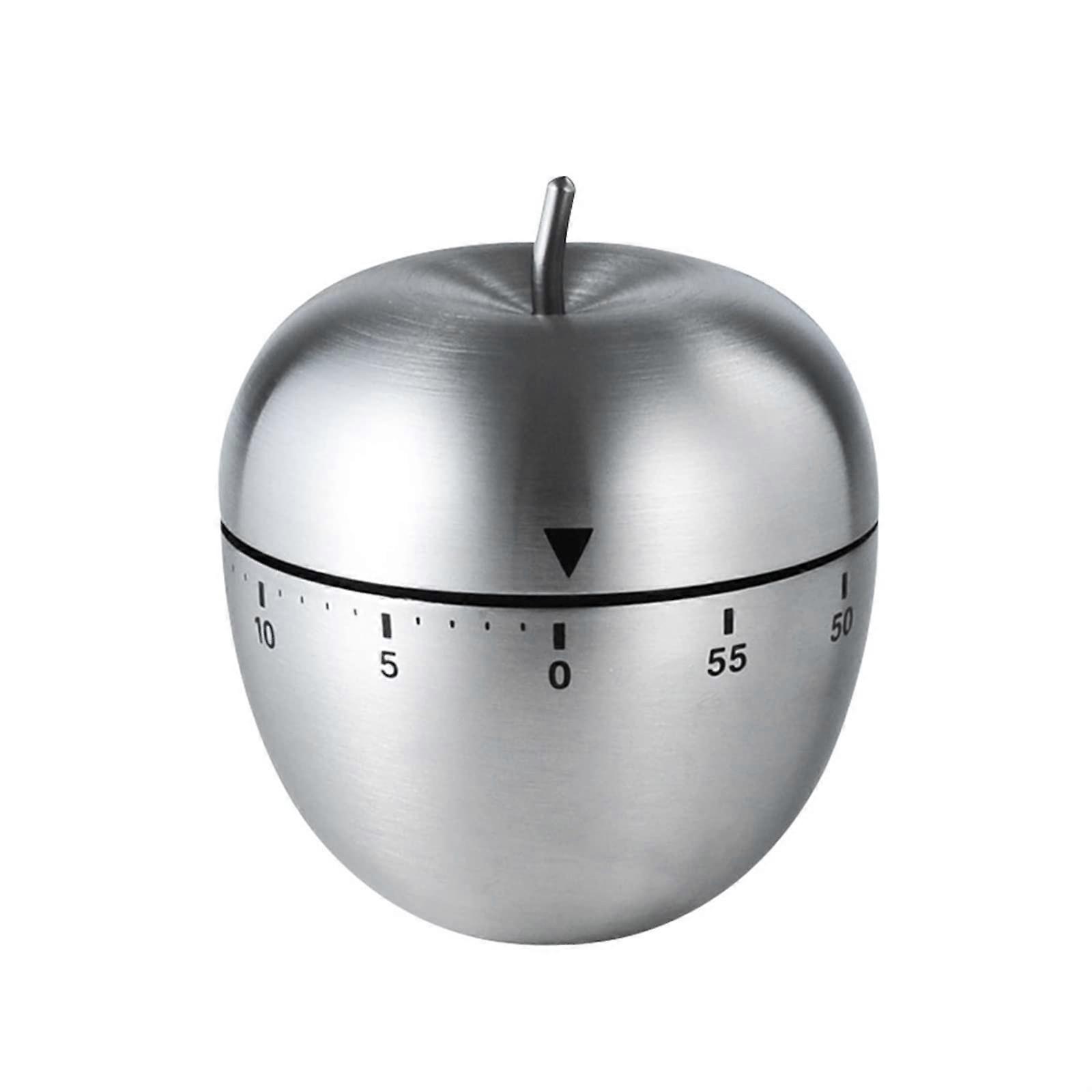Kitchen Timer Stainless Steel 60Minute Countdown with Loud Mechanical Alarm for Cooking Baking
