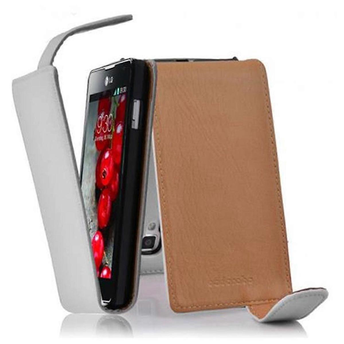 Étui à rabat LG OPTIMUS L7 II - avec surface texturée