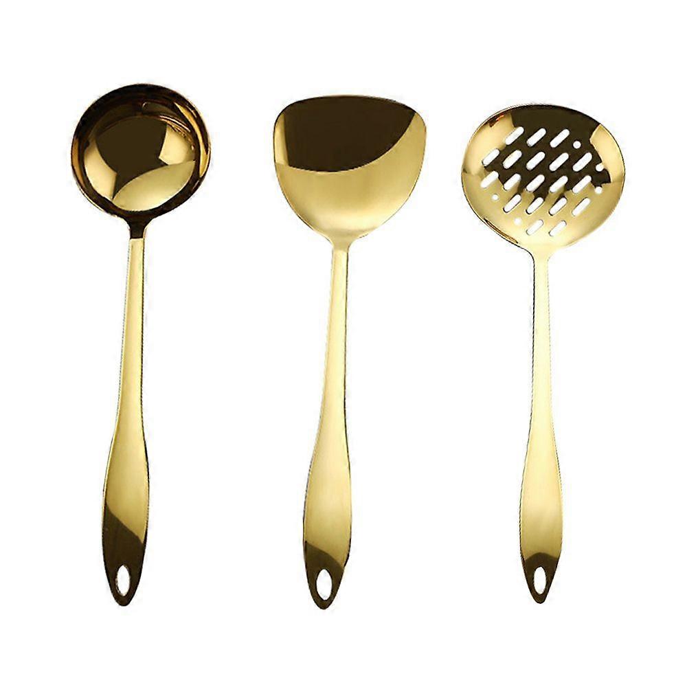 3-Piece Titanium Coated Stainless Steel Cookware Set