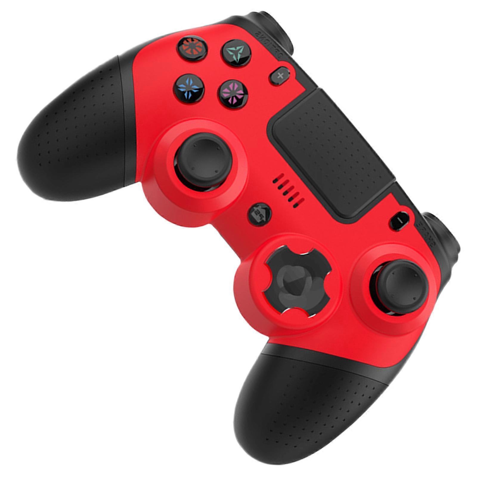 Game Controller 6 Gyro Function Double Vibration Gamepad Wireless Bluetooth-compatible Gamepad  black on black