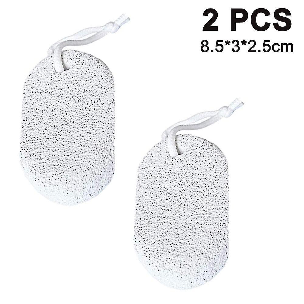 2szt Ziemia Lava Pumeks Kamień Callus Remover Do Stóp Obcasy I Palm -r