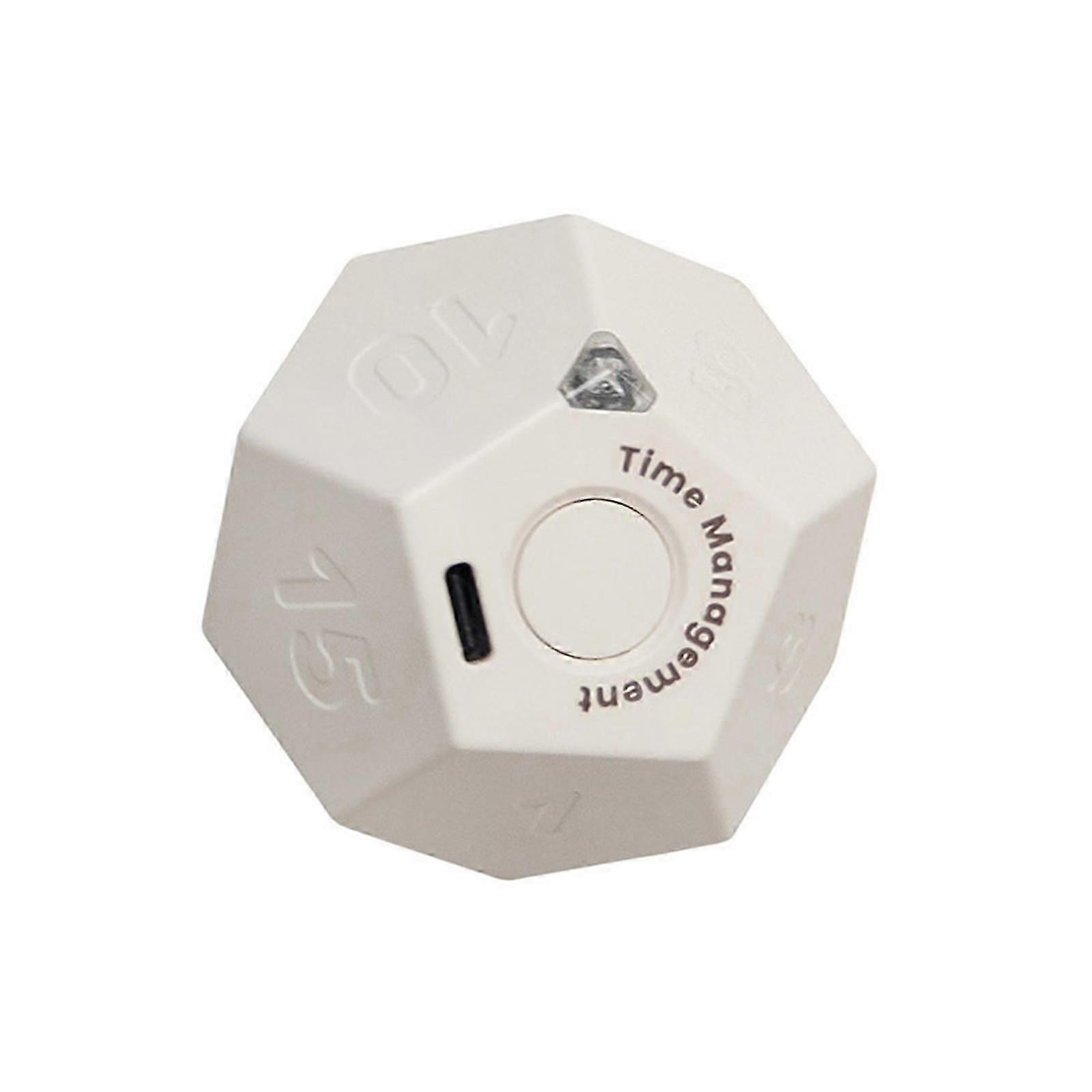 Unique Cube Shape Timer 1-60Minutes Flip Timer Kitchen Exercise Timer Countdown-Settings-Time Management Tool StudyTime  Yellow