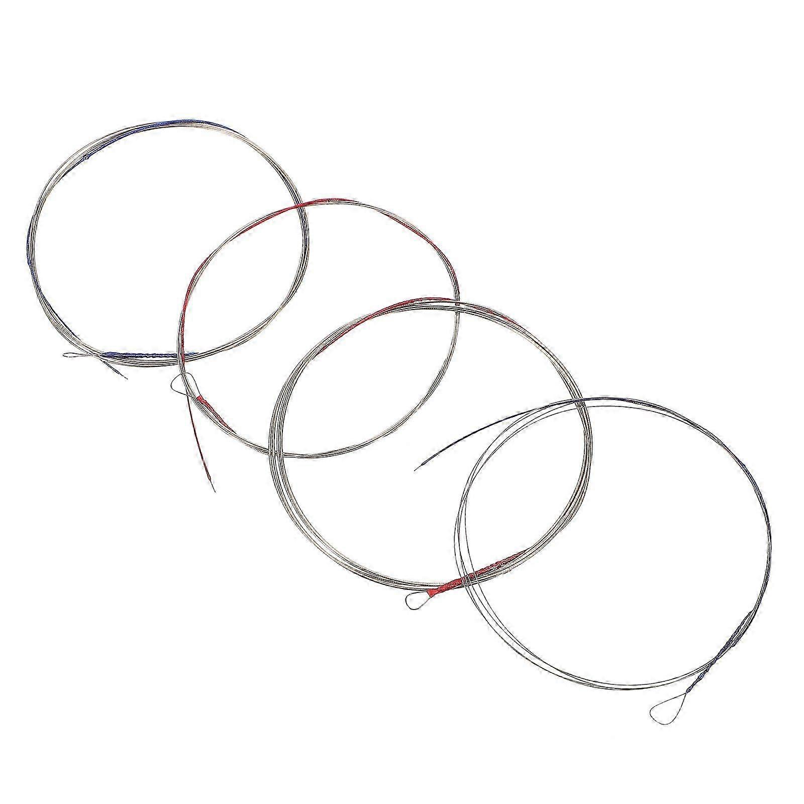 Chinese Pipa Instrument Strings 4Pcs Practical Pipa Strings For Practice Rich Overtone Stable Uniform Quality