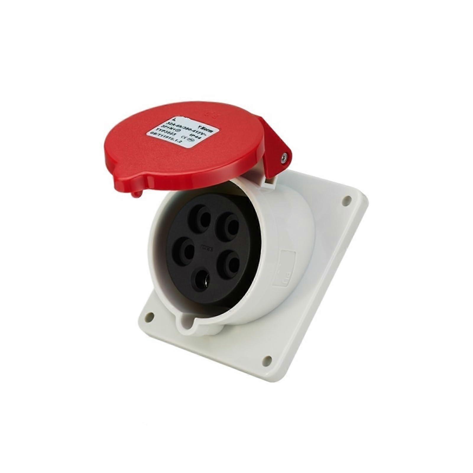 5Core 16A Aviation Plug Connector 6823TYP285 Waterproof Industrial Socket with Secure Locking