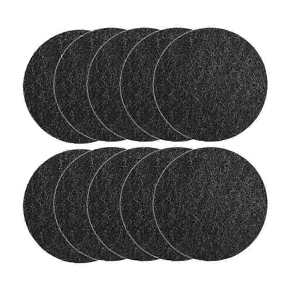 10Pcs Charcoal Filter for Compost Bucket 6.7 Inch Kitchen Activated Carbon Compost Bin Filter Replac