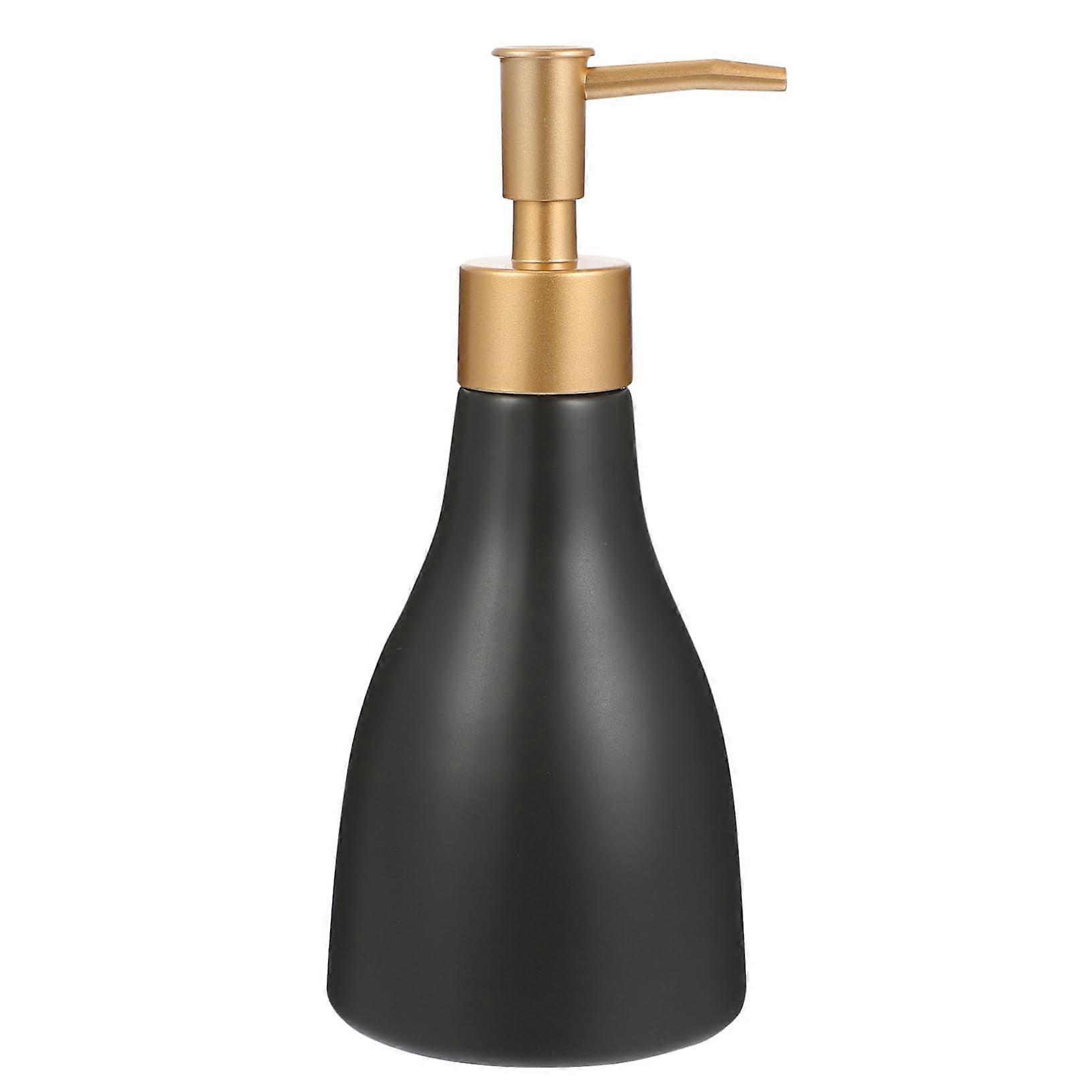 Refillable Ceramic Shampoo Dispenser with Controlled Action for Bathroom Shower Storage