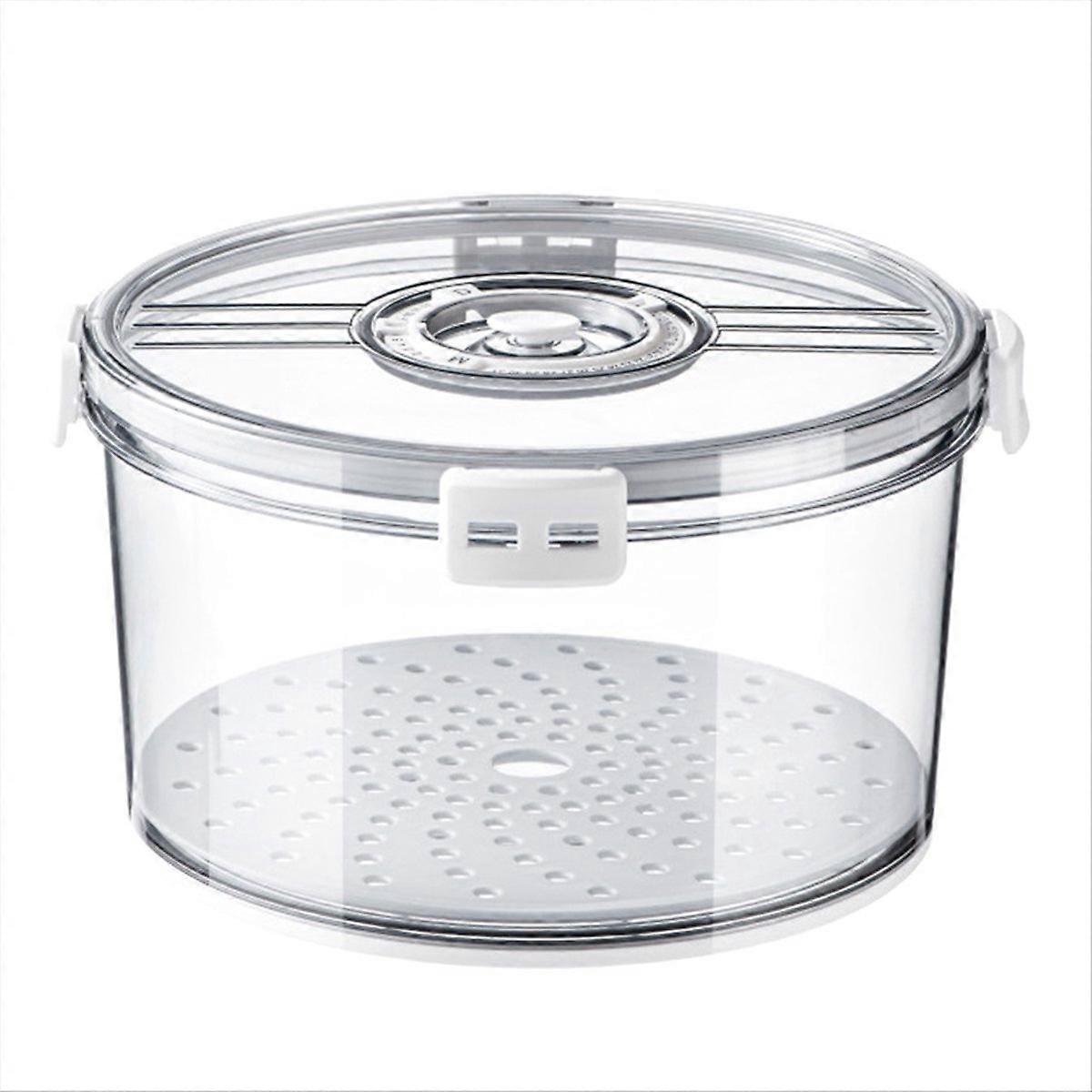 Airtight Bread Box Round Homemade Bread Storage Container