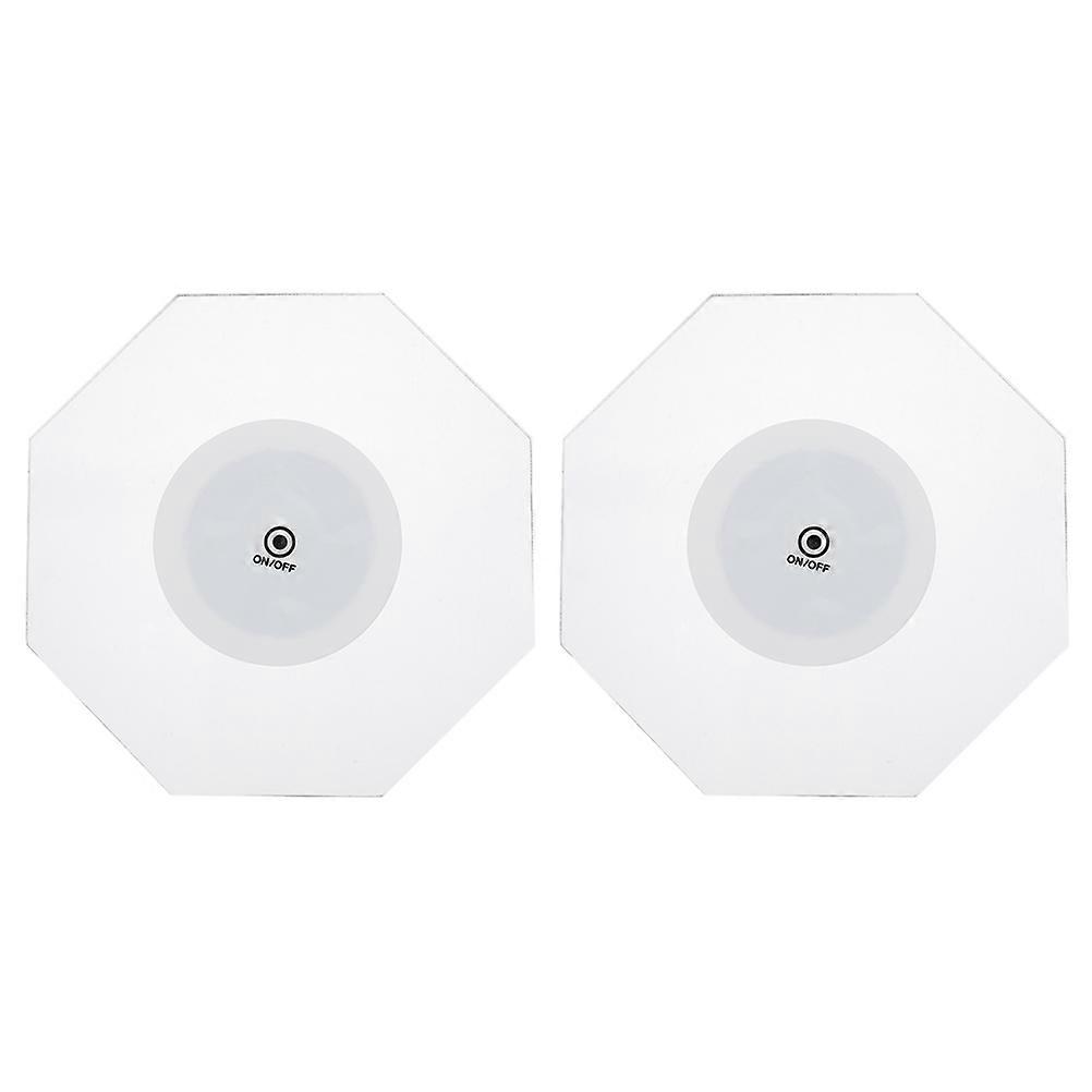 Lighting Up LED Coasters Acrylic Coasters for Drinks 2Pcs Set