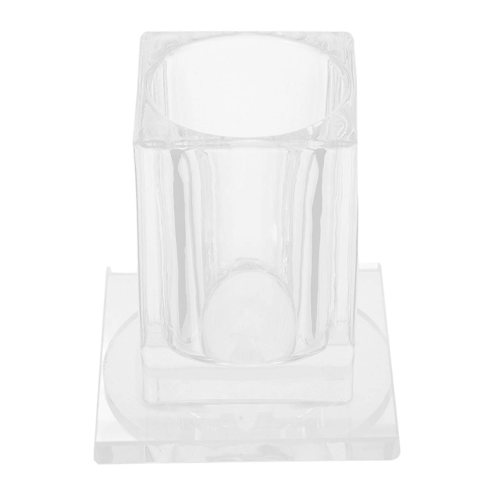 Desktop Microphone Stand Acrylic Holder for Wireless Mic 4Pcs