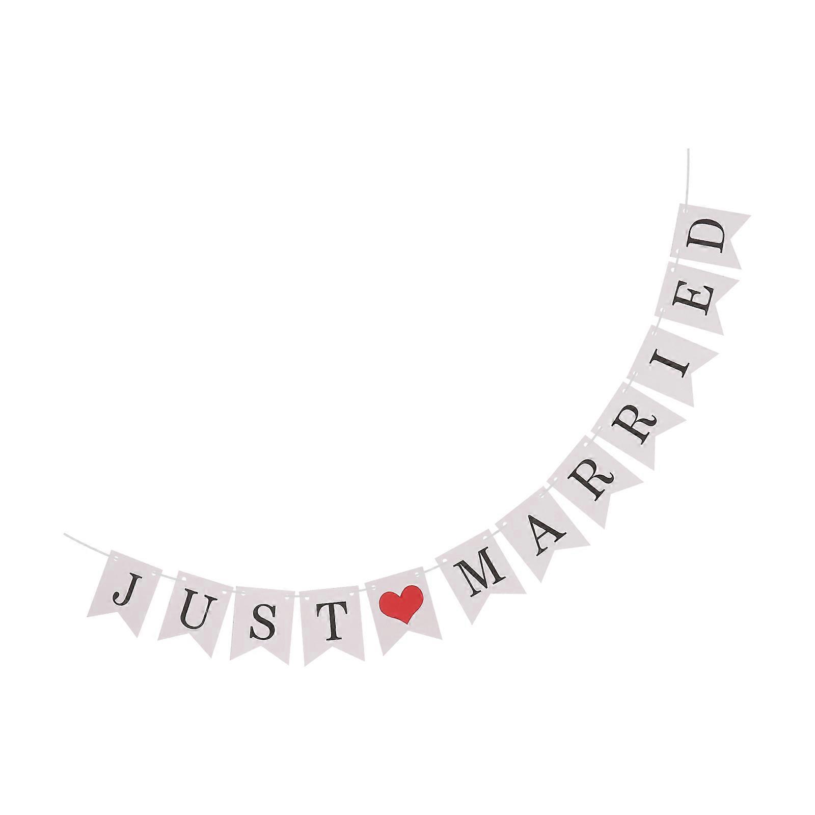 Bridal Banner Shaped Party Decoration for Wedding Use Set