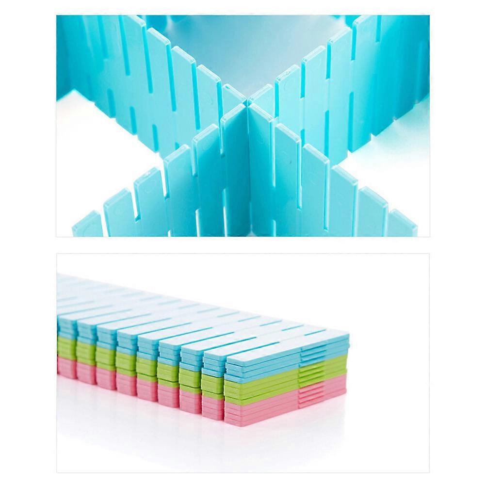 Drawer Storage Organizer DIY Drawer Divider for 4Pcs Pink Kit
