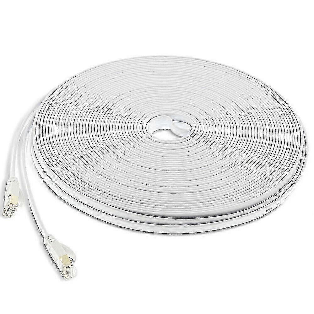 Cat 6 CAT6 Ethernet Cable Cord 150 ft White internet Network Cable High Speed US