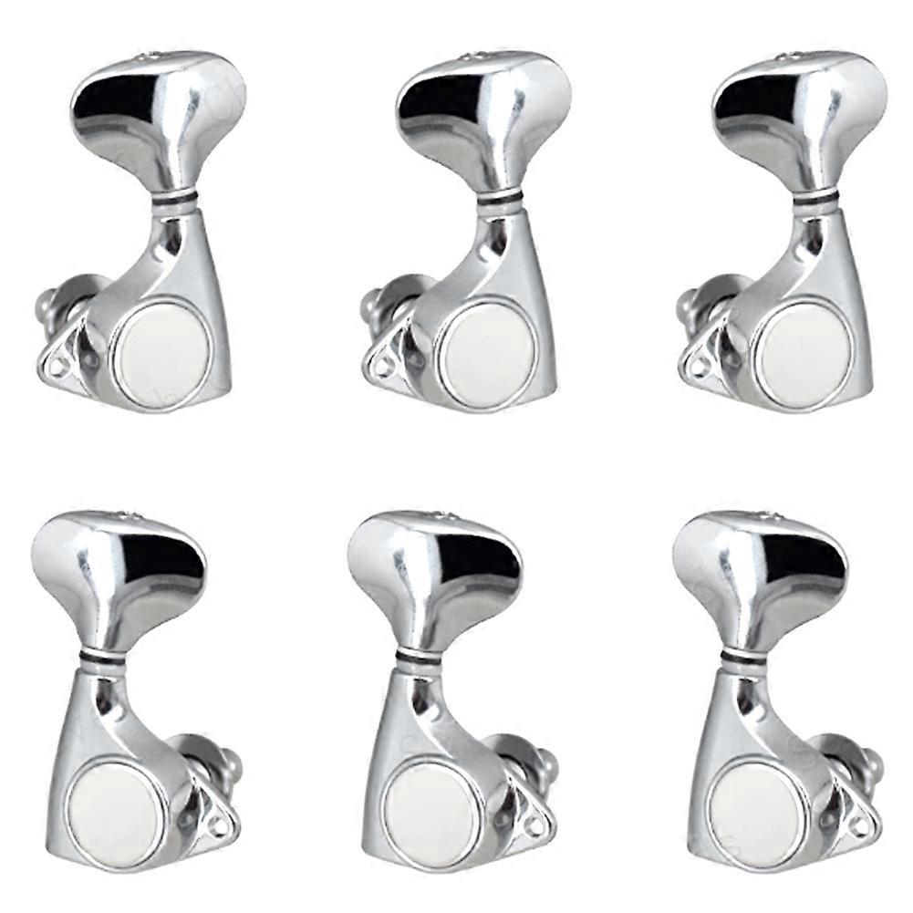 6PCS Electric Guitar Alignment Tuner, Fully Enclosed, Large Handle, String Knob, Upwind Stringer 3L+