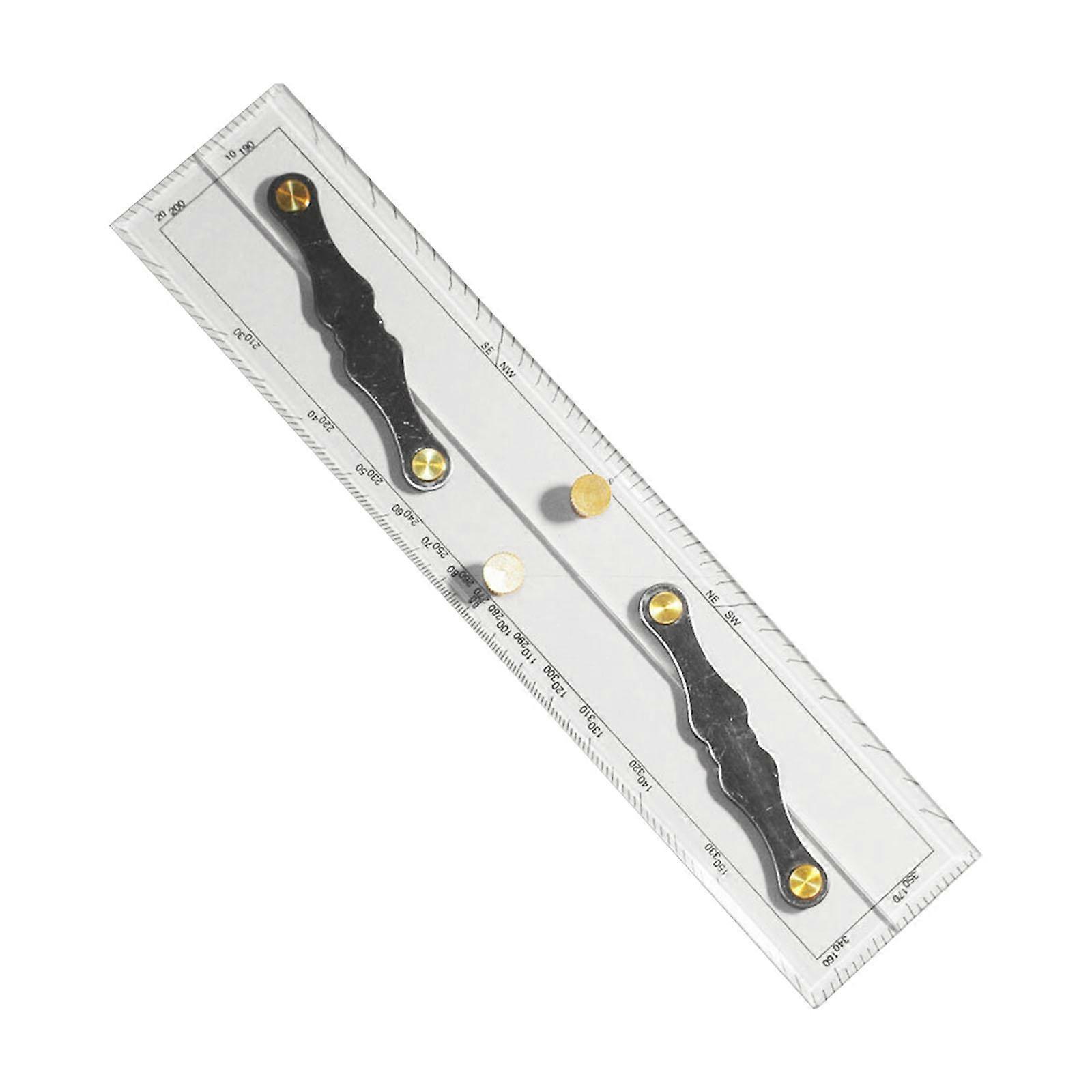 Marine Parallel Ruler with Clear Scale Multipurpose Professional Precision