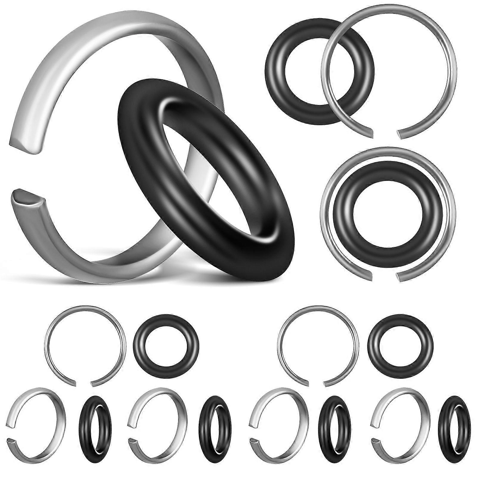 10 Sets Wrench Ring Replacement Clip Impact Friction Retaining Ring Assorted Color
