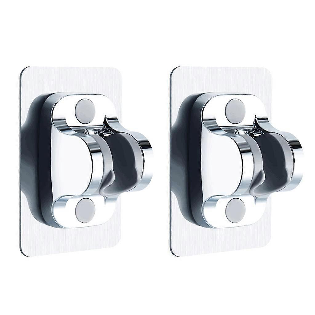 Adjustable No Drilling Shower Head Holder Wall Mounted Handheld Bracket Traceless Removable Design