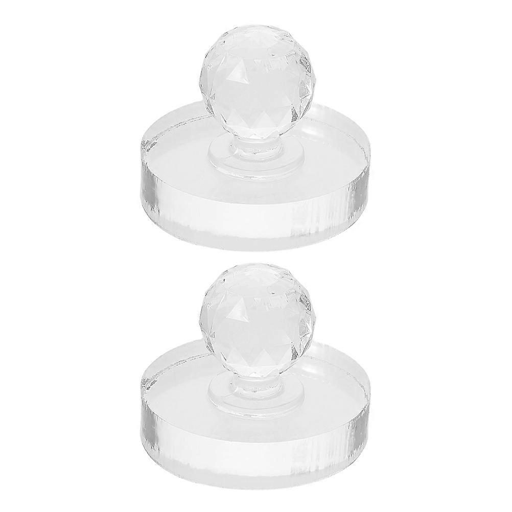 Eyeshadow Pressing Tool Acrylic with 2Pcs for Makeup Application