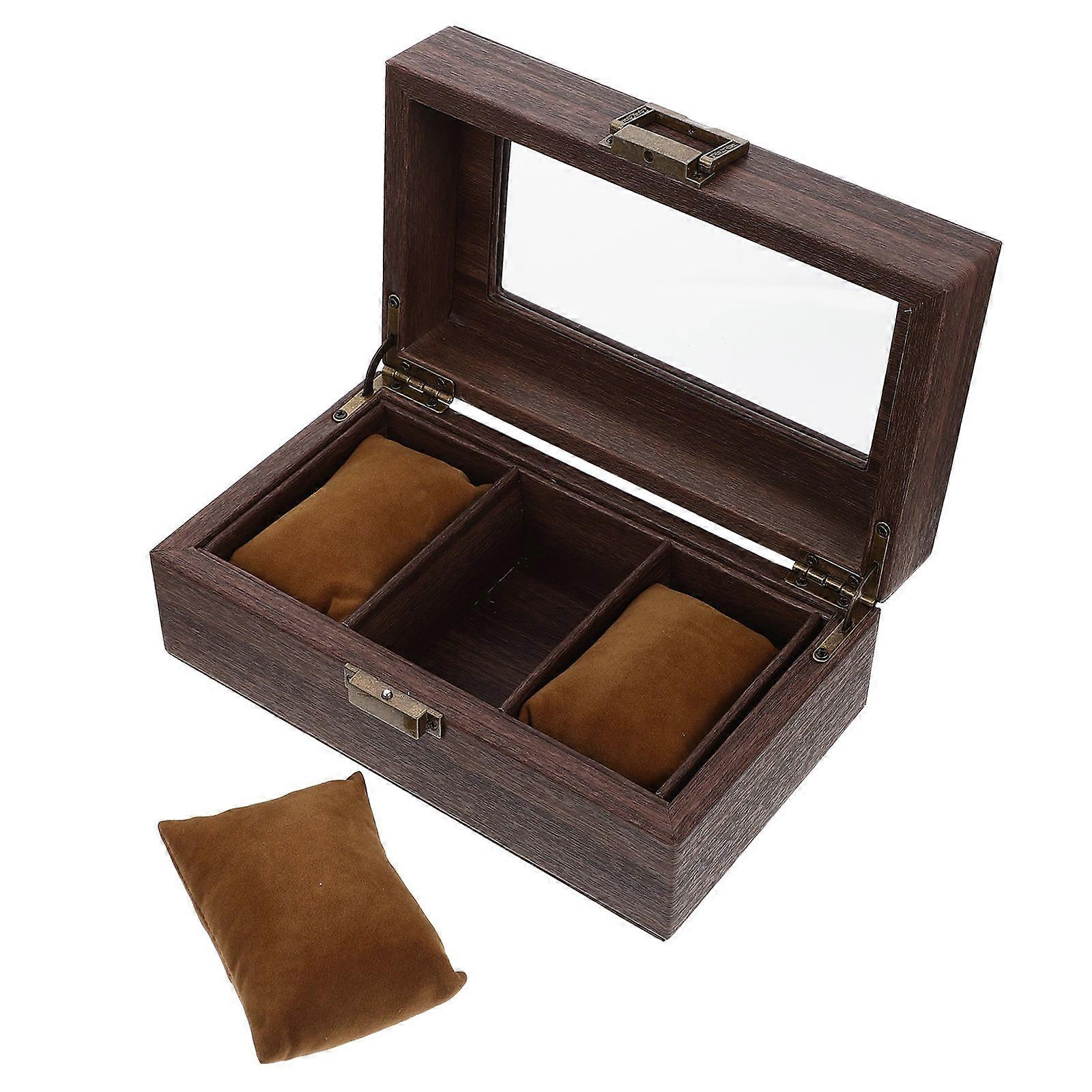 Watch Display Case Wood Material for Display Use
