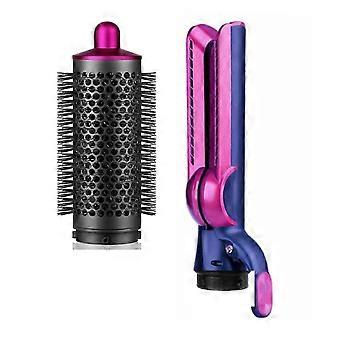Small Round Brush & Airflow Attachment for Airwrap Styler HS01 HS05 HS08 for Smooth Hair Style and Hair Curling A
