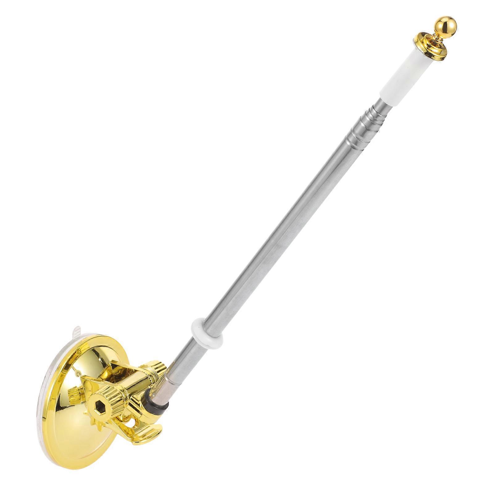 Car Flag Pole Bracket Adjustable Flag Pole Holder Suction Mount Flagpole Holder