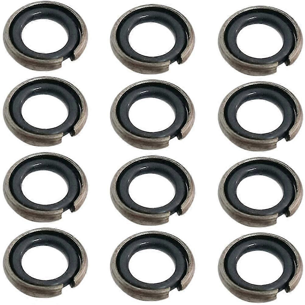 12 Sets Impact Wrenches Retaining Ring Drive Socket Retainer Ring Rubber O-rings