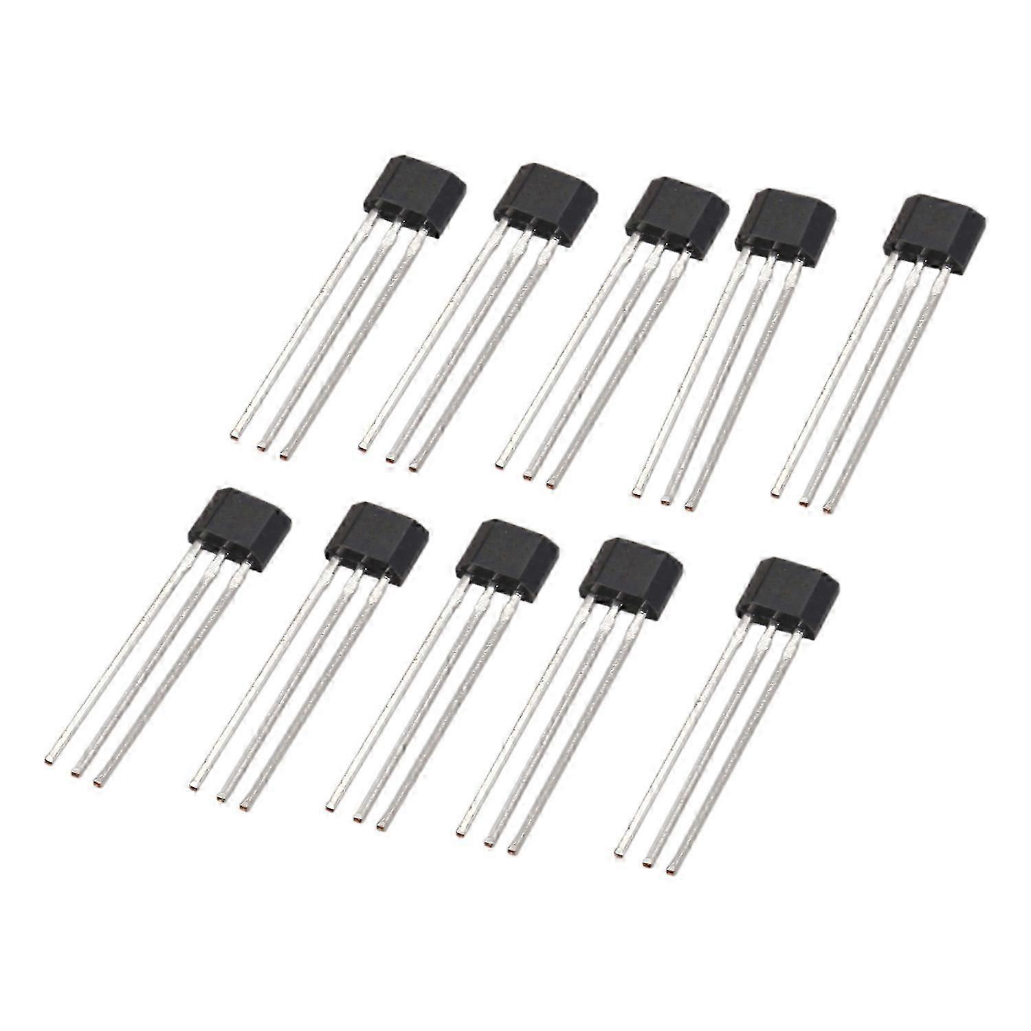 10Pcs Hall Effect Sensor, Sensitive Magnetic Detector Module, Digital Open Collector Output, 4.5-24V for Automotive Industrial DIY