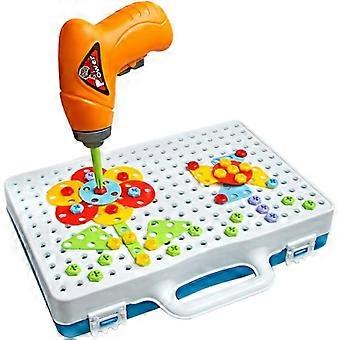 Schrauben Spielzeug Set Puzzle Zerlegen Spielzeug Kit Gebäude Konstruktion 144Pcs