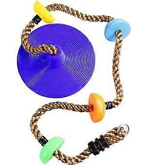 26-27 Outdoor Child Swing Children's Climbing Rope Seat, Hanging Plate With Rope Disc Swing