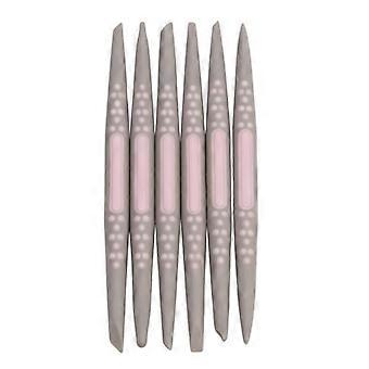 6Pcs / Set Fondant Sucre Soft Tip Shapers Gâteau Fleur Modelage Artisanat Argile Outil KAESI
