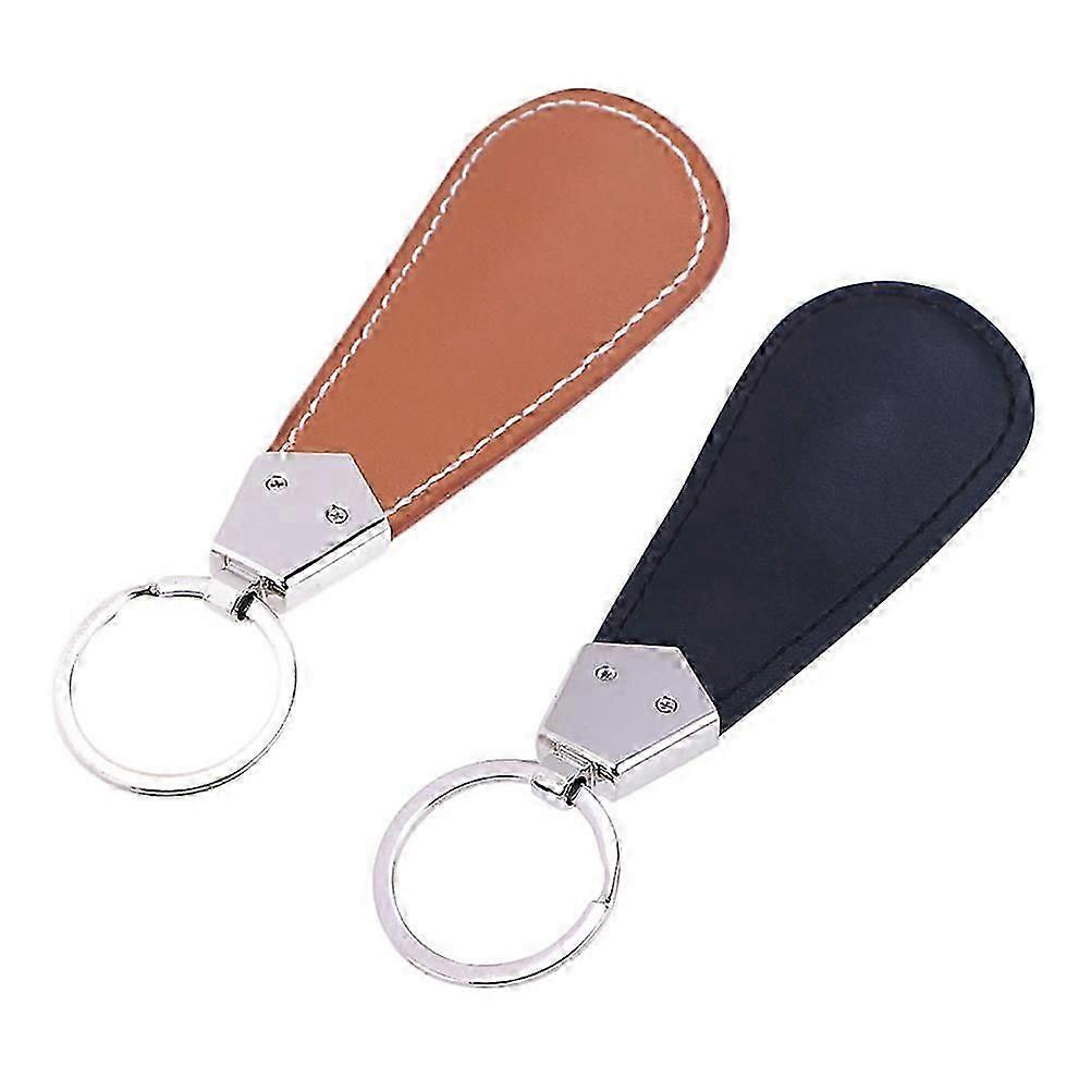 2Pcs PU Shoehorns for Wearing Multi-Function Portable Lifters