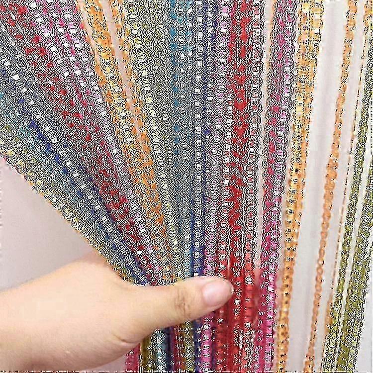 Fly screen string curtain for door insect