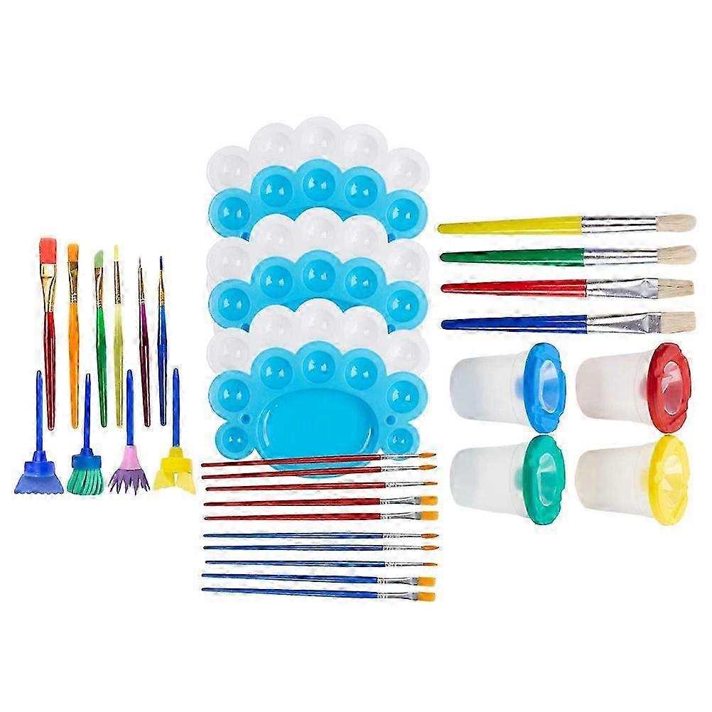Multi-Function Painting Brush Set for Painting Use 1Set Assorted Colors